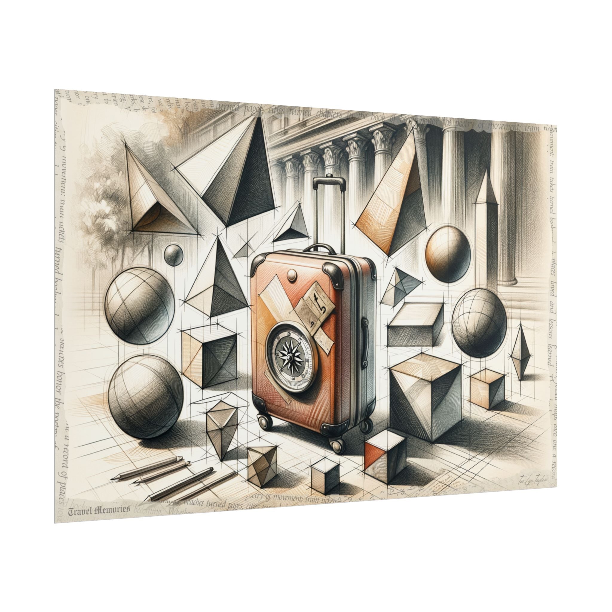 Traveler's Dream Unfolding - Art Print by Teo Teglia Art