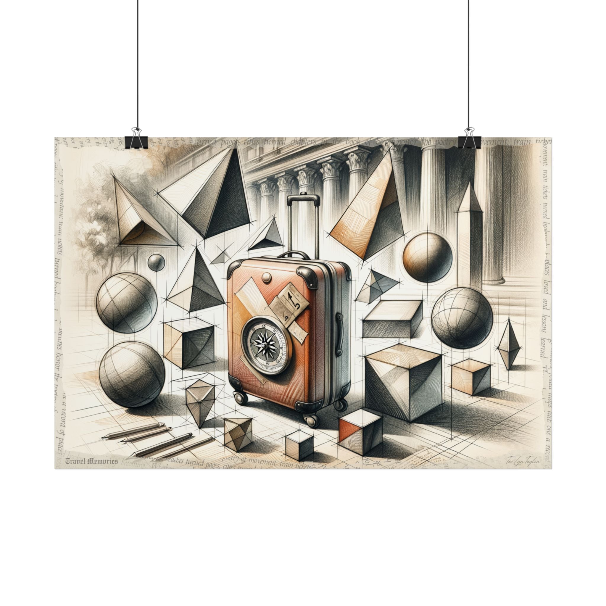Traveler's Dream Unfolding - Art Print by Teo Teglia Art