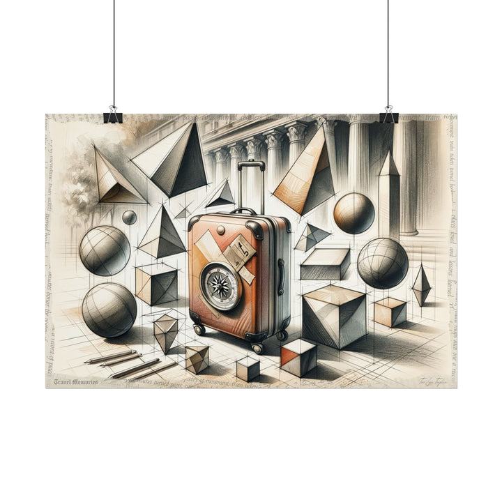 Traveler's Dream Unfolding - Art Print by Teo Teglia Art