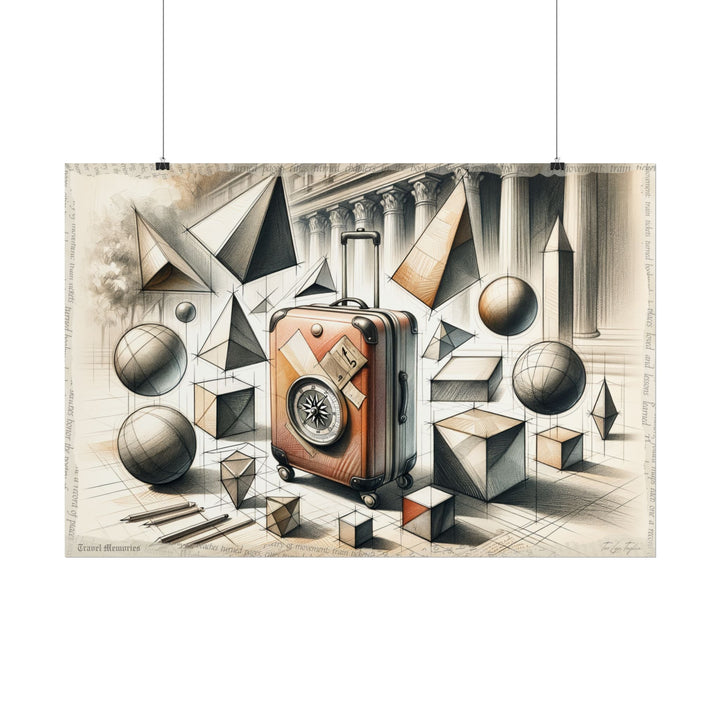 Traveler's Dream Unfolding - Art Print by Teo Teglia Art