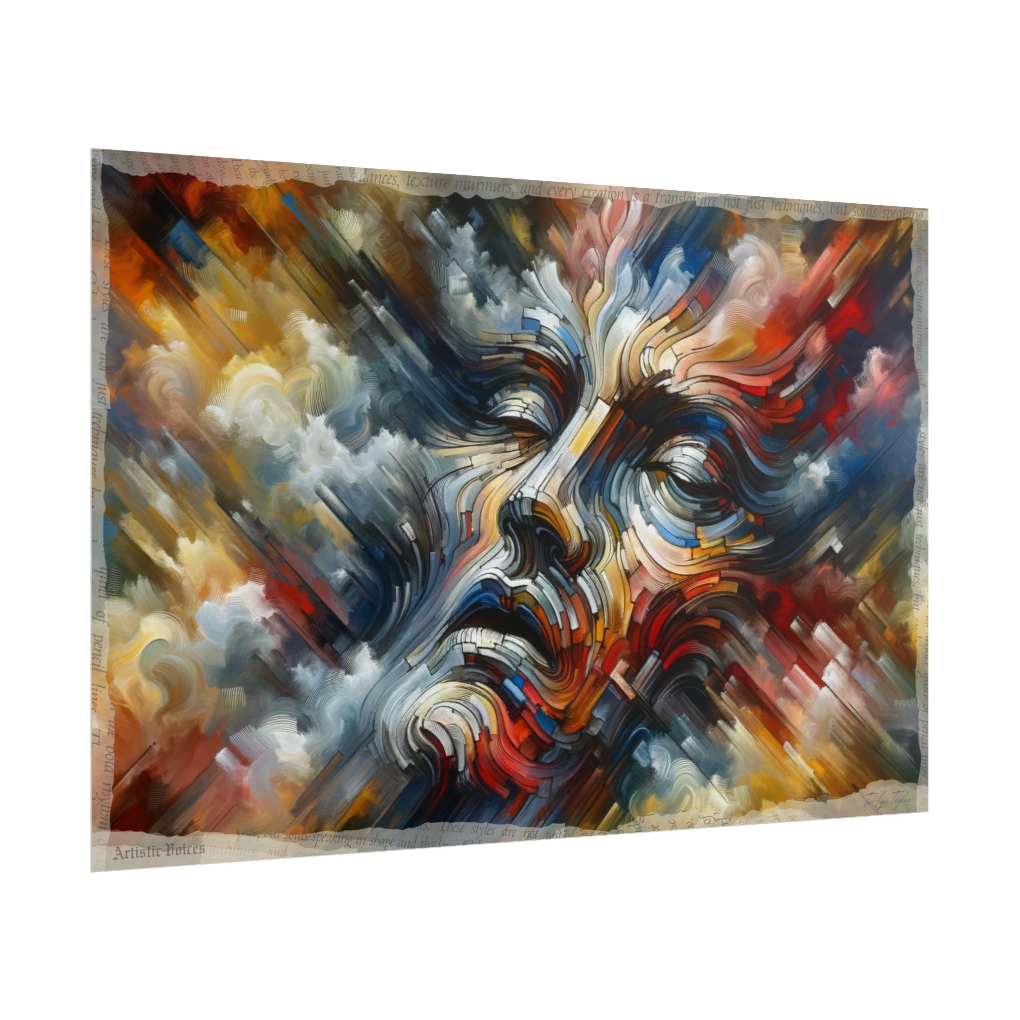 🖌️ Turbulence Born Persona - Art Print by Teo Teglia Art