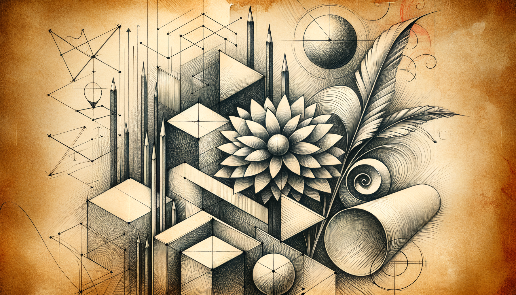Awakening Geometry Bloom - Art Print