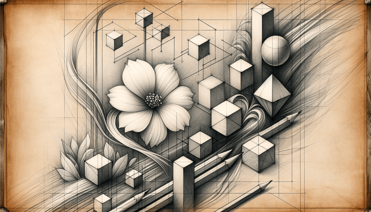 Anemone Affection: Dreamlike Dance of Geometry & Growth - Teo Teglia Art