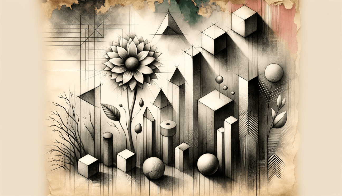 Dreamlike Journey: From Shapes to the Rose of Remembrance - Teo Teglia Art