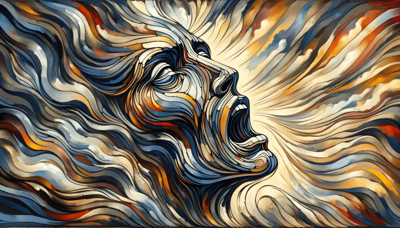 Emerging Emotions: A Dance of Abstract Chaos - Teo Teglia Art