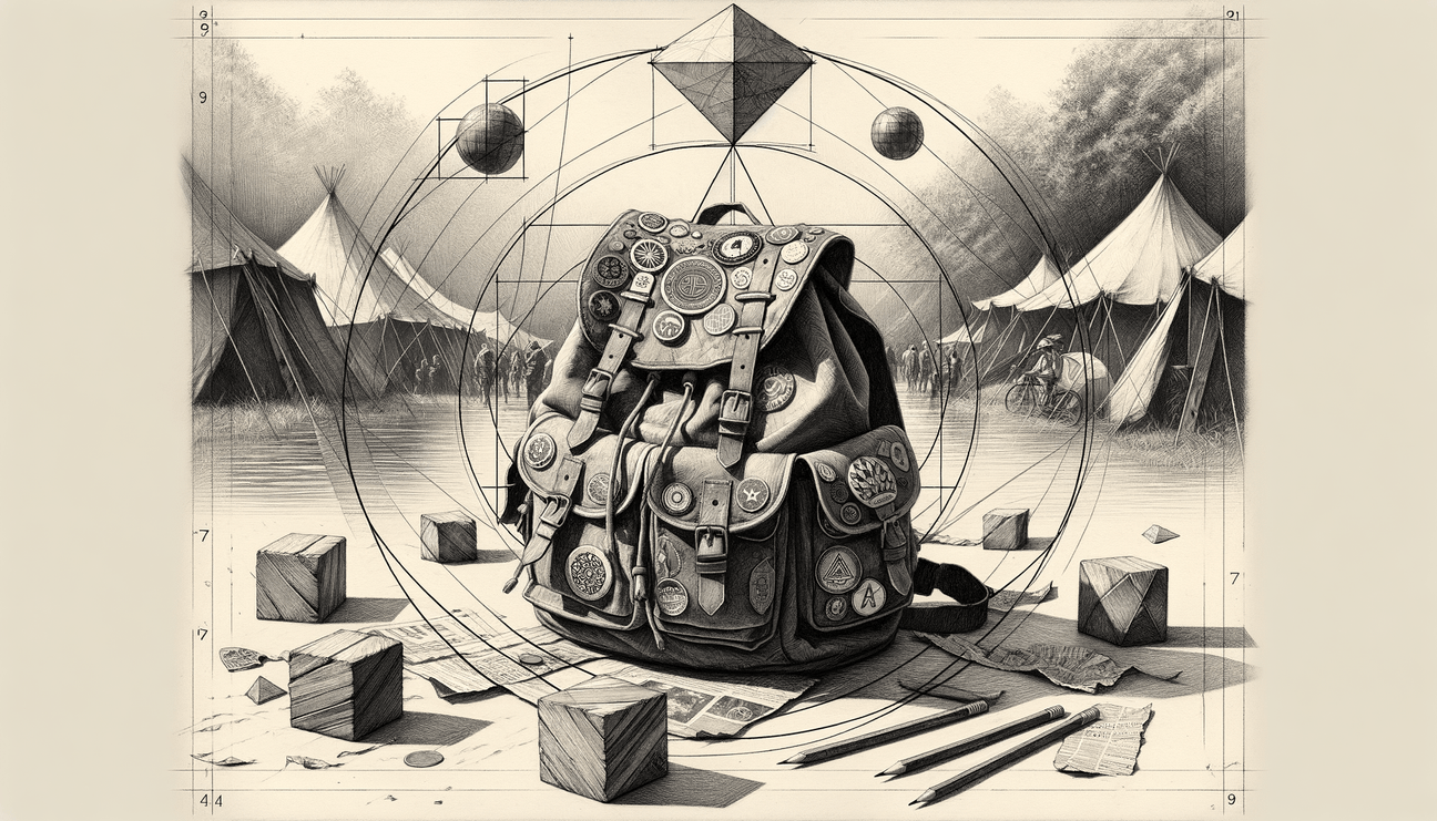 Faded Badges: Sketches from a Festival Past - Teo Teglia Art