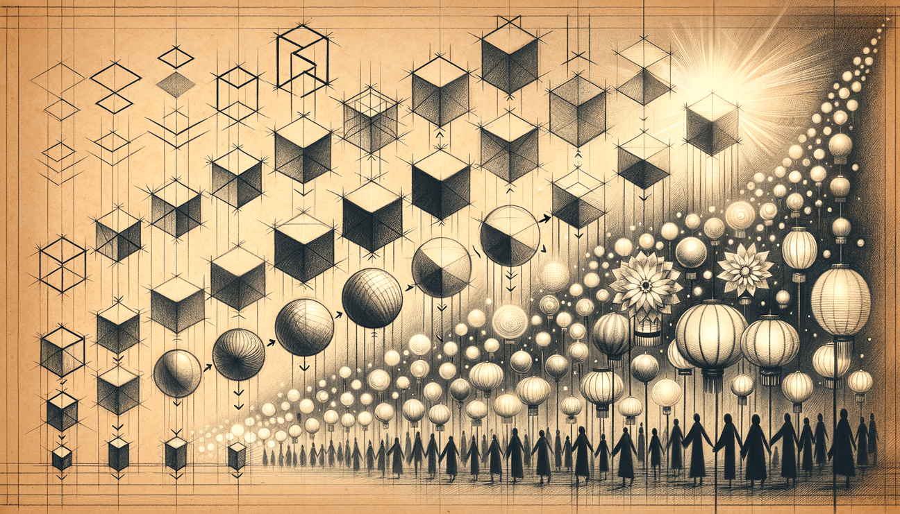 Festival Lights: From Geometry to Fireworks - Teo Teglia Art