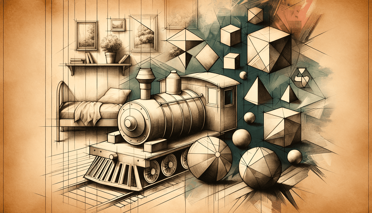 From Geometric Shapes to Vintage Keepsakes - Teo Teglia Art