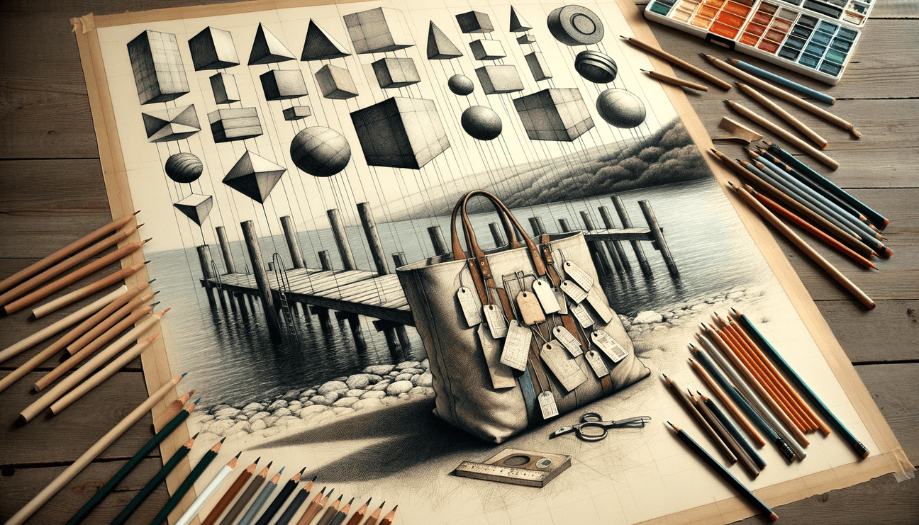 From Geometry to Coastal Getaways: A Sketchbook Tale - Teo Teglia Art