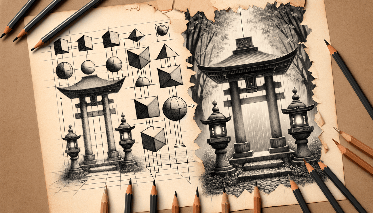 Glowing Past: Honoring Memories with Lantern Sketches - Teo Teglia Art