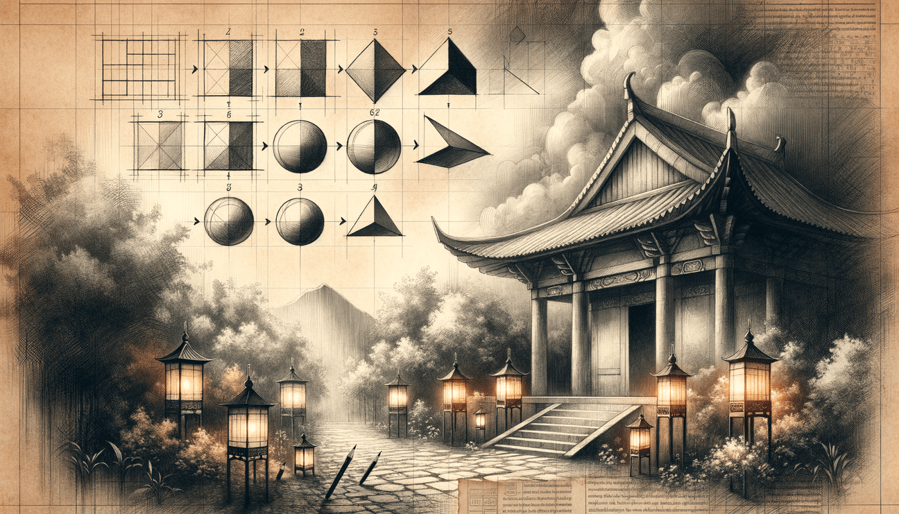 Glowing Traditions: Temple Lanterns in Incense Haze - Teo Teglia Art