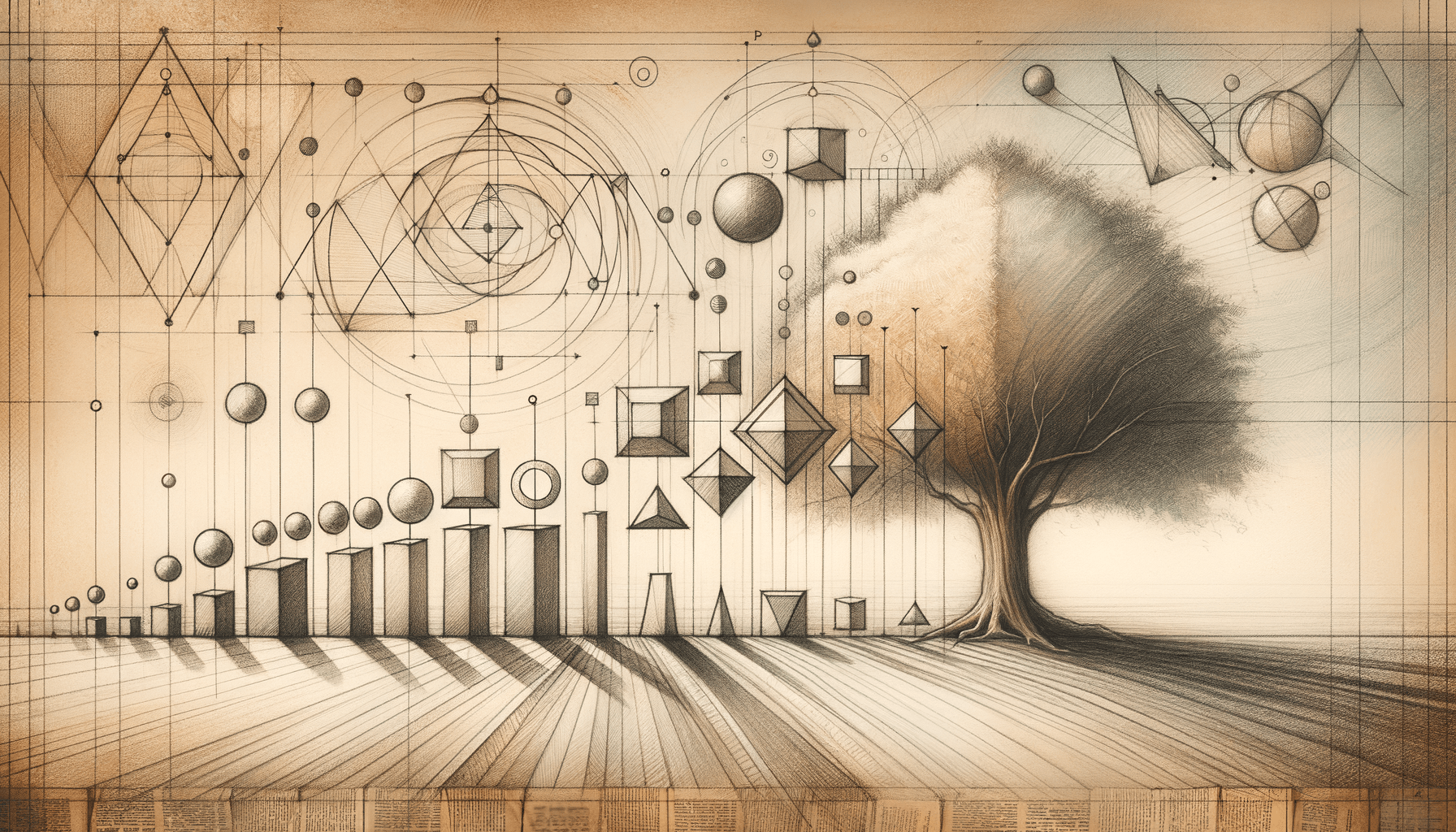 Growth Doodles: From Geometric to Grandeur - Teo Teglia Art