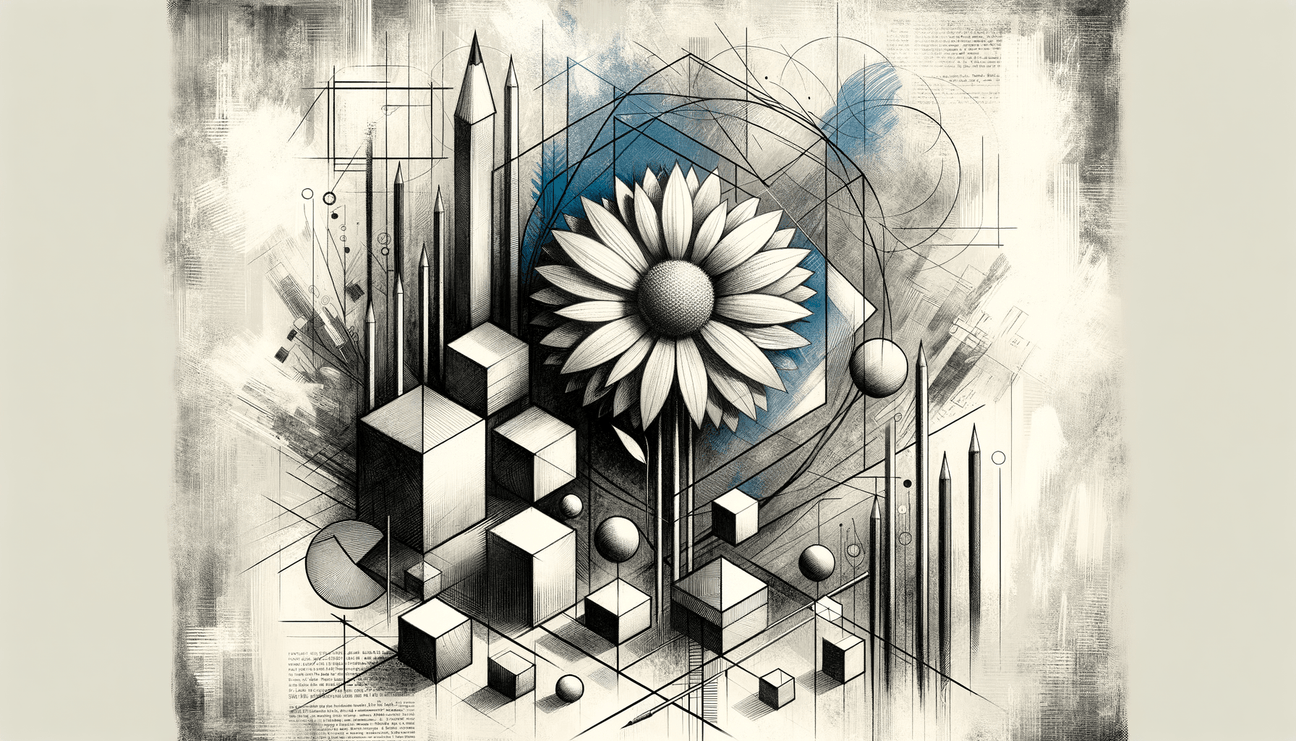 Iris Insight: From Geometric Beginnings to Wisdom Blooms - Teo Teglia Art