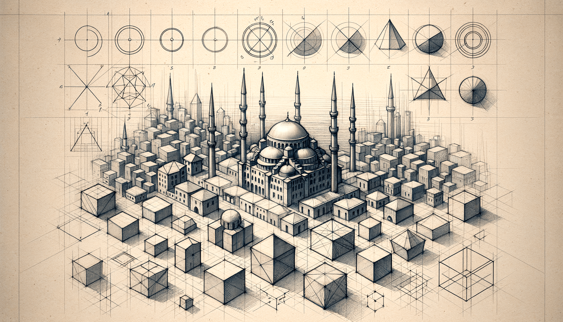 Istanbul: From Geometric Simplicity to Cityscape Complexity - Teo Teglia Art