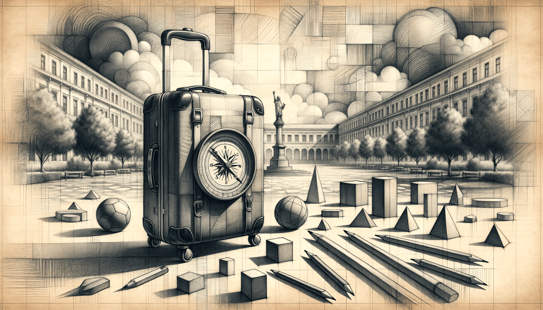 Journey from Geometry to Globetrotting - Teo Teglia Art