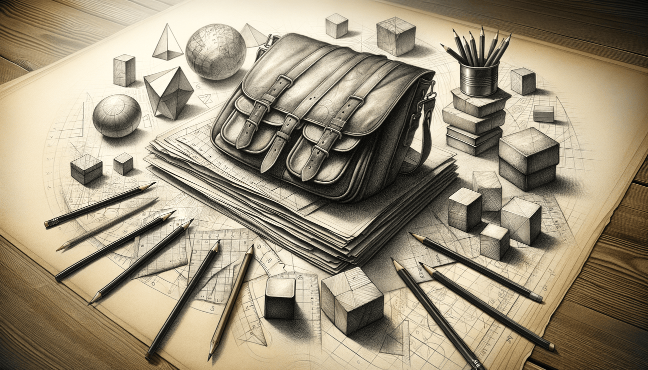Journey Through Lines: Student Explorer's Sketchbook Saga - Teo Teglia Art