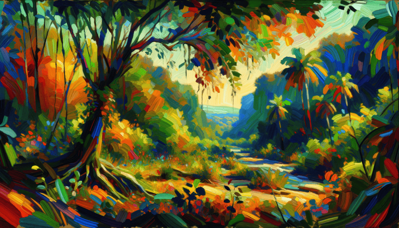 Jungle Jamboree: A Fauvist Fantasy - Teo Teglia Art