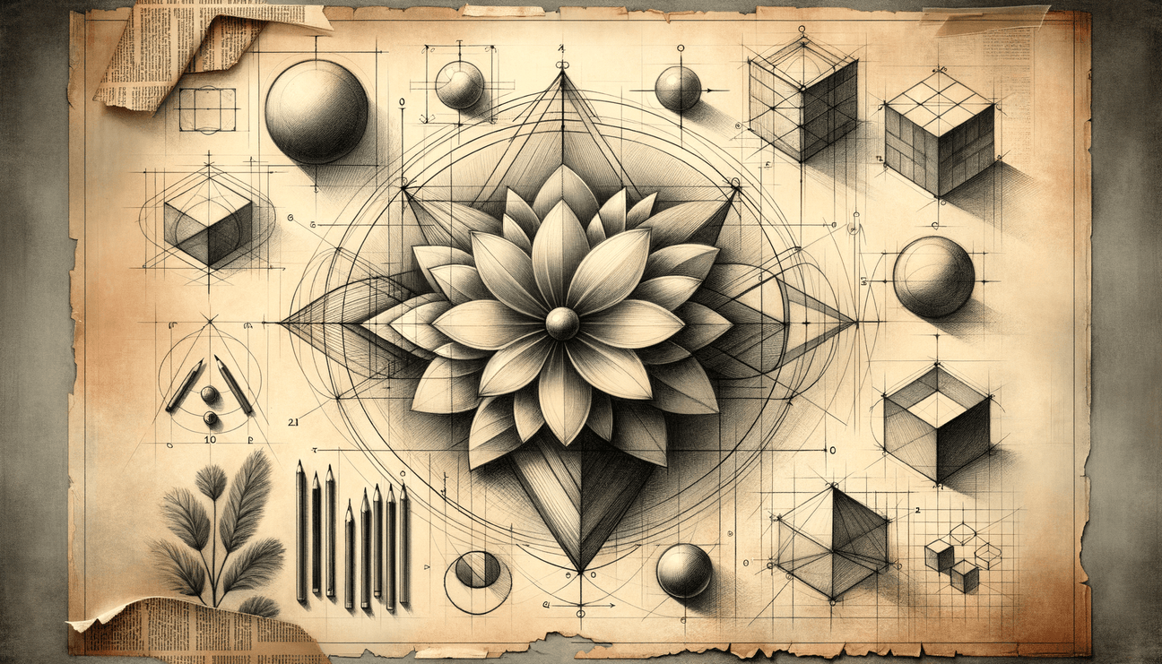 Lotus of Light: A Journey to Enlightenment through Sketches - Teo Teglia Art