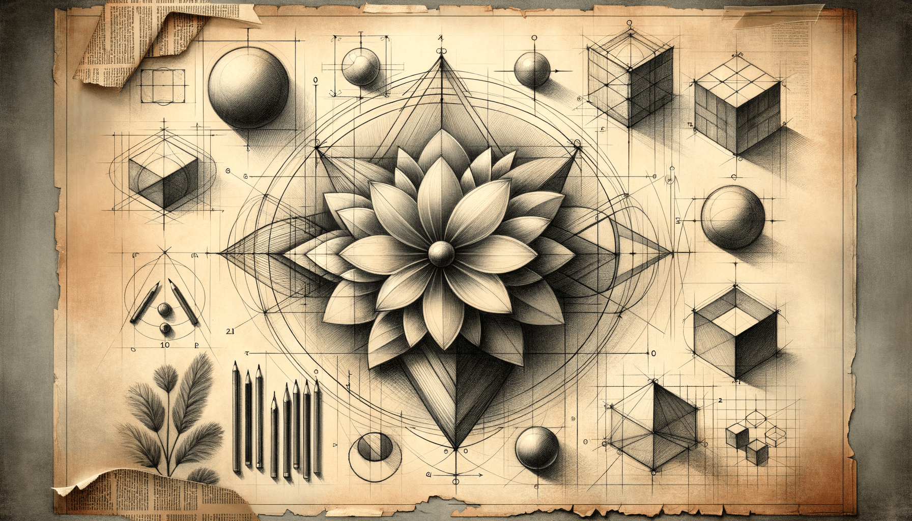 Lotus of Light: A Journey to Enlightenment through Sketches - Teo Teglia Art