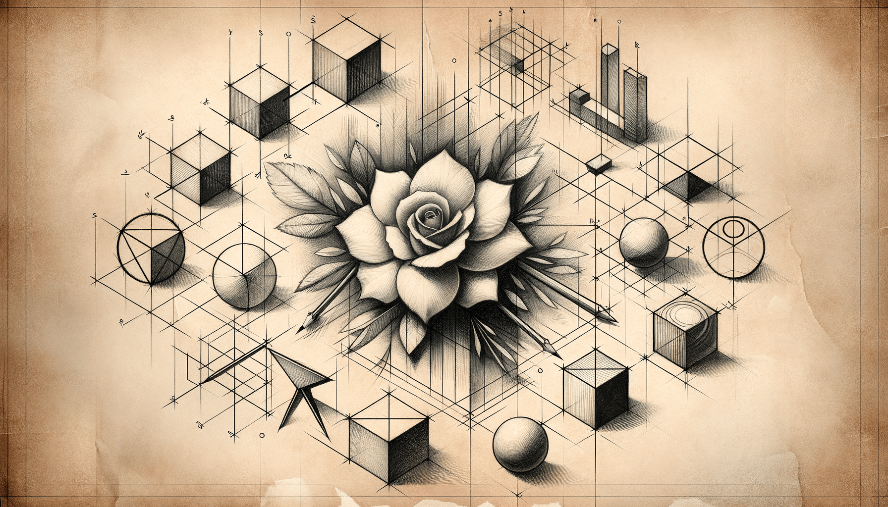 Peony Promise: From Geometry to Dreamlike Romance - Teo Teglia Art