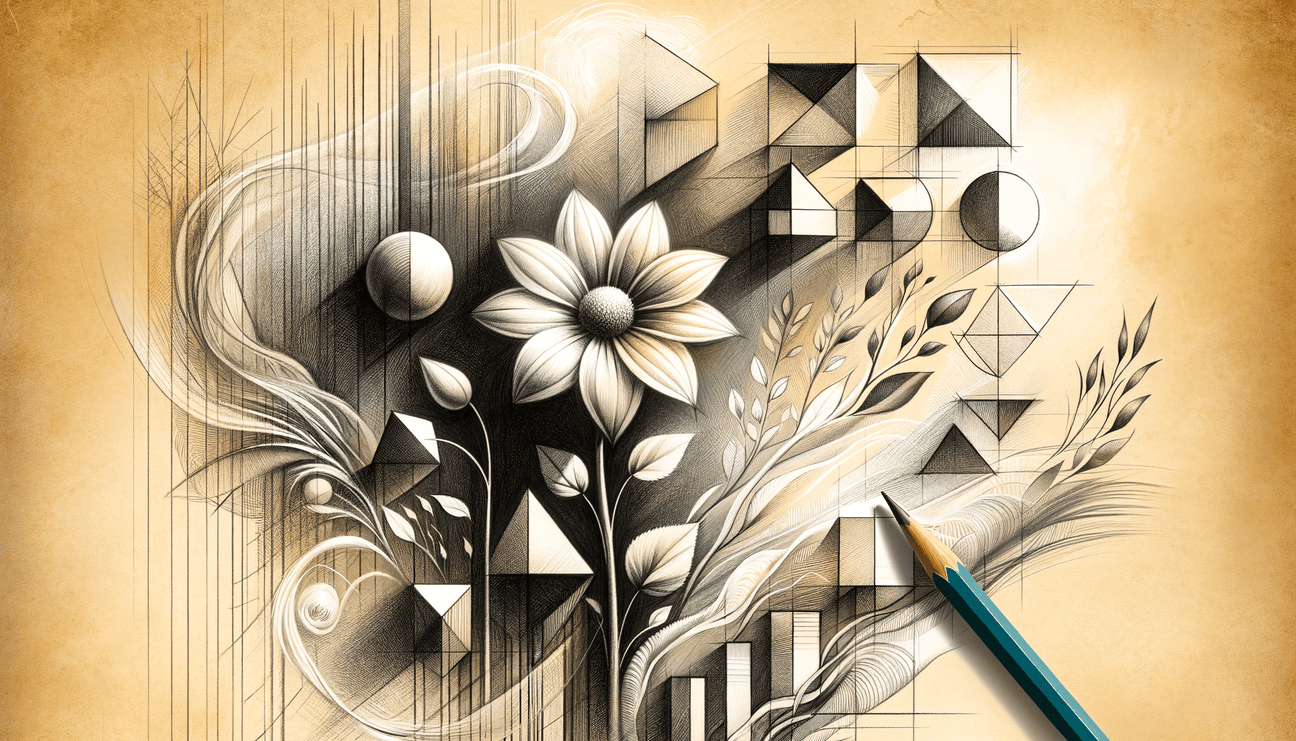 Poppy of Peace: A Dreamlike Pencil Sketch Journey - Teo Teglia Art