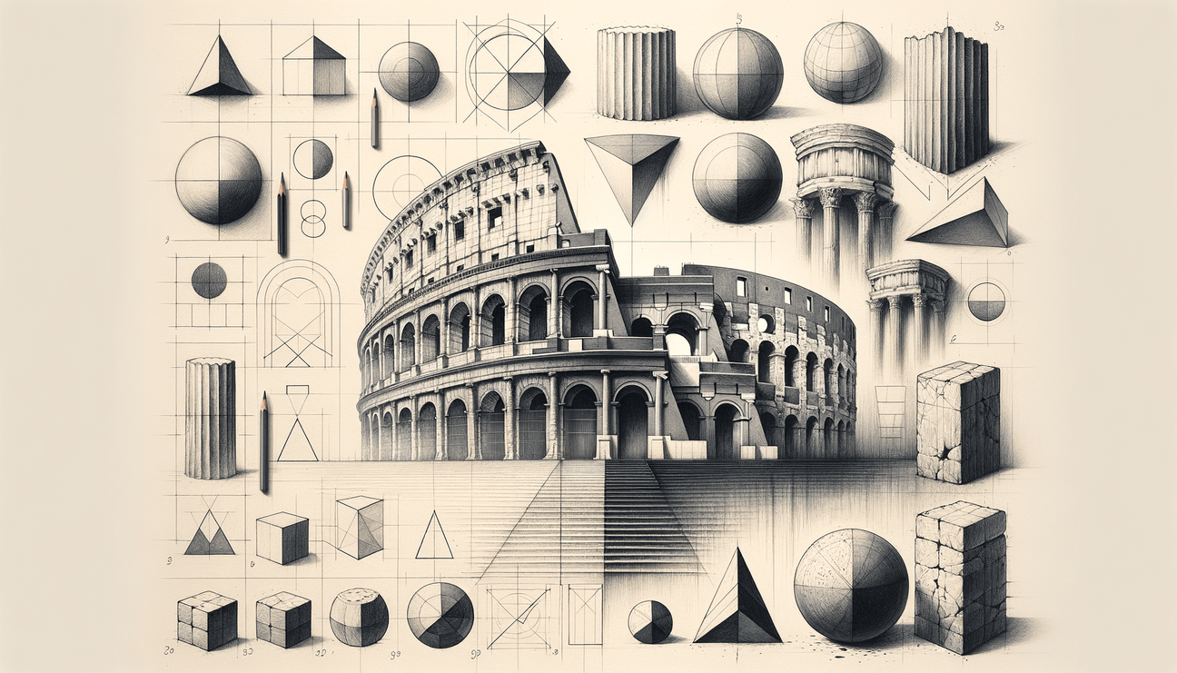 Rome's Geometry: From Basic Sketch to Italian Masterpiece - Teo Teglia Art
