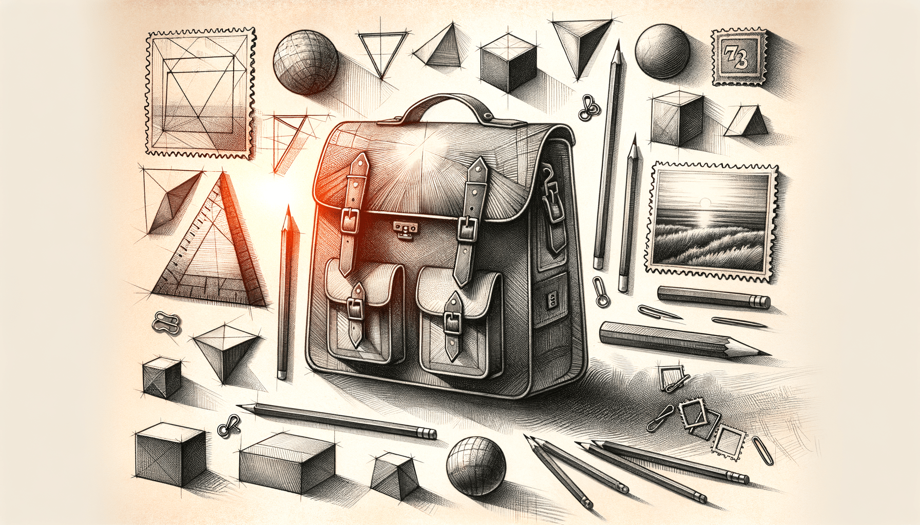 Sketching Sunsets: A Journey in Geometry and Adventure - Teo Teglia Art