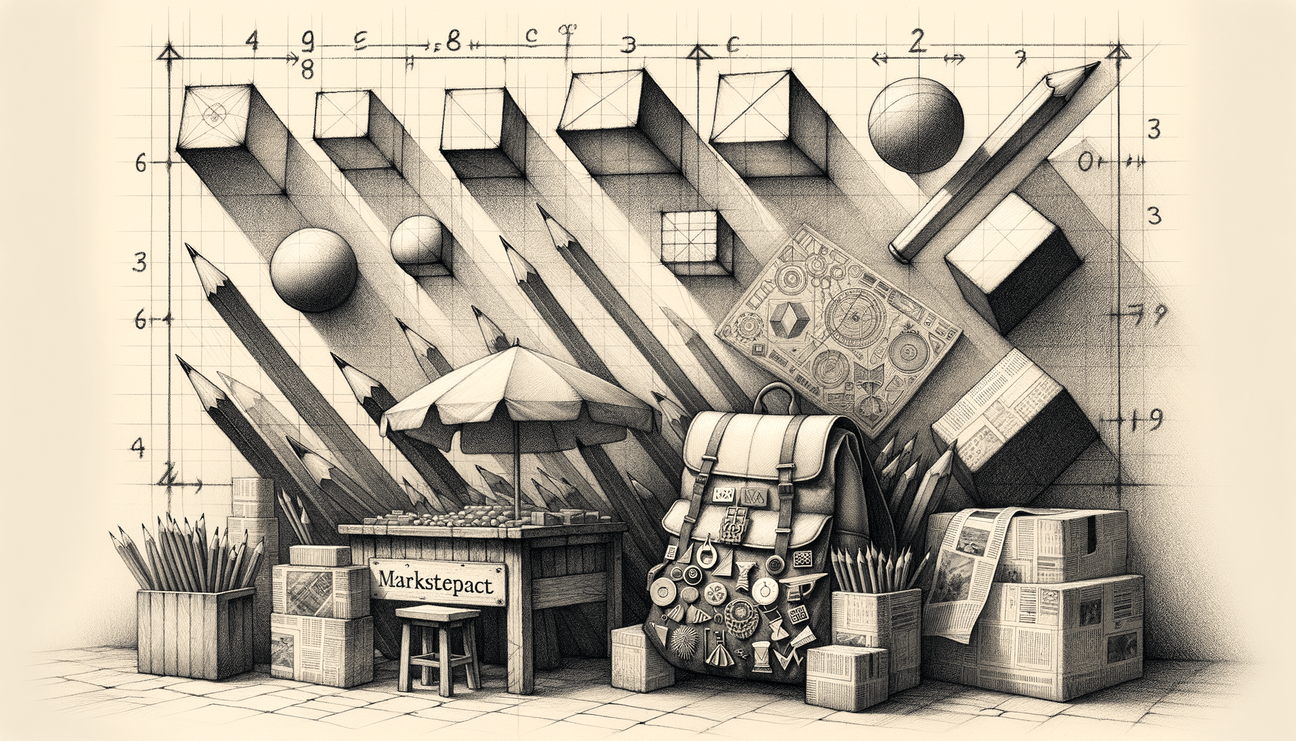 Sketching the Souvenir: A Market Memory Tale - Teo Teglia Art