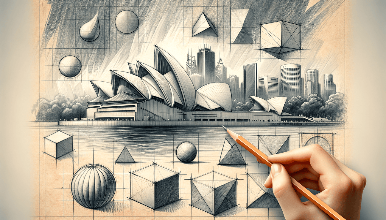 Sydney Unveiled: From Geometric Simplicity to Artistic Tranquility - Teo Teglia Art
