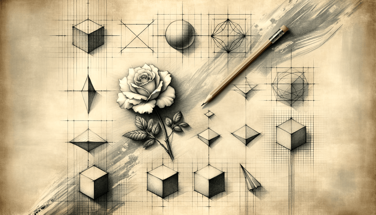 Zinnia Zeal: Strength Blooms from Dreamy Sketches - Teo Teglia Art