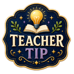 Teacher Tip Badge