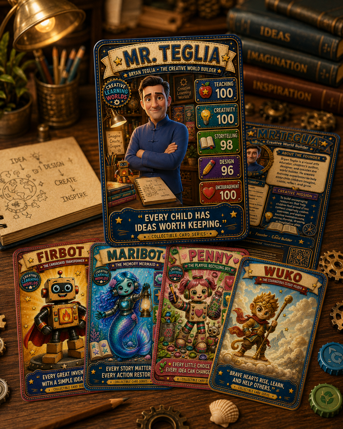 Bryan Teglia, educator, designer, author, and founder of Creative Learning Worlds