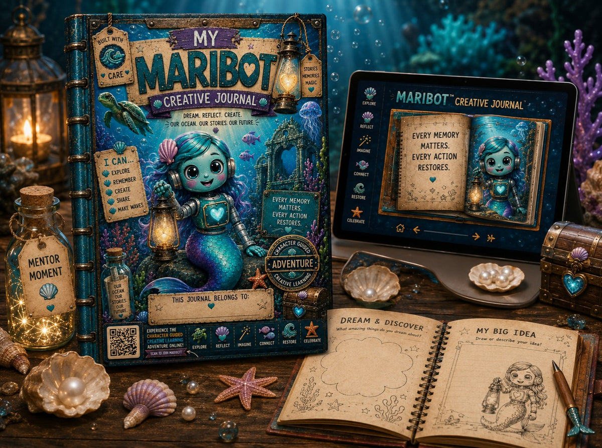 Maribot Creative Adventure Journal digital experience