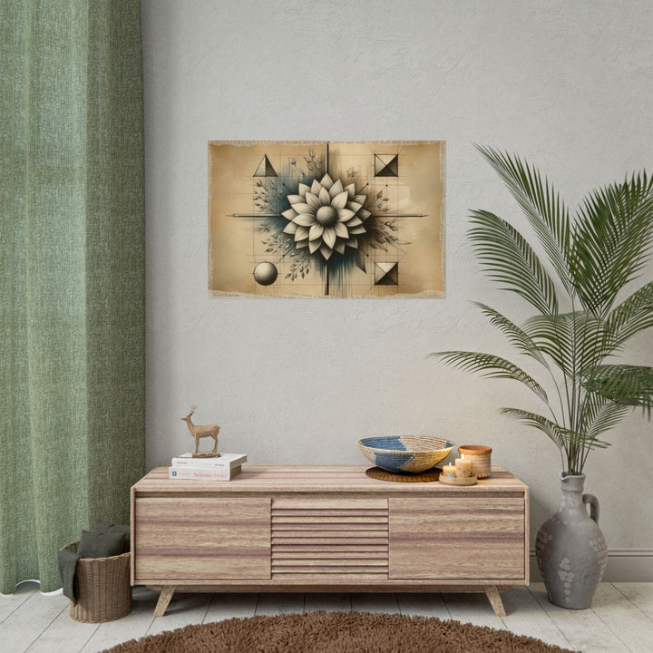 "Ascendancy of Radiant Bloom" - Art Print by Teo Teglia Art