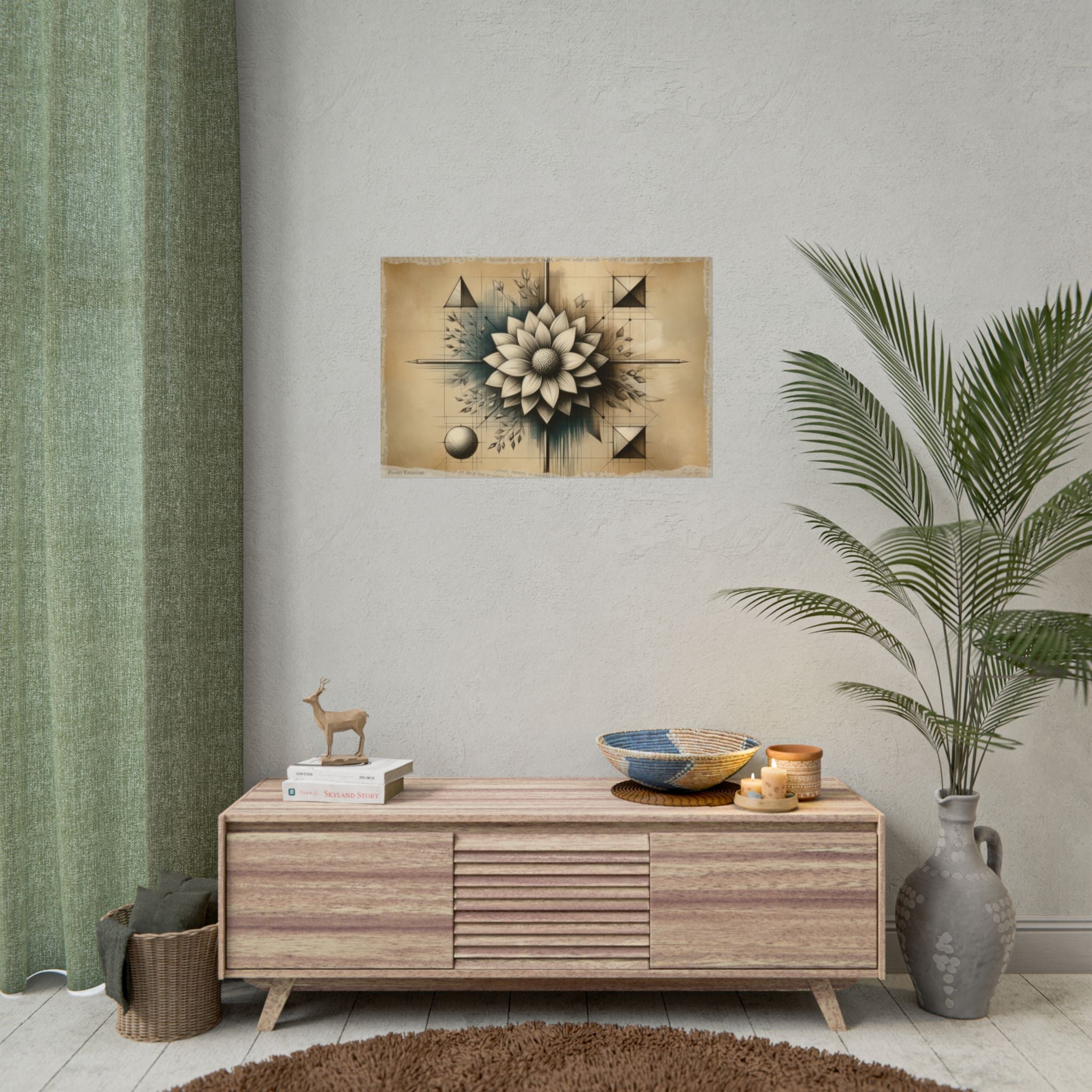 "Ascendancy of Radiant Bloom" - Art Print by Teo Teglia Art