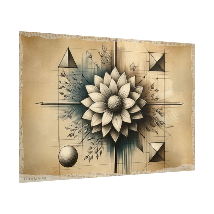 "Ascendancy of Radiant Bloom" - Art Print by Teo Teglia Art