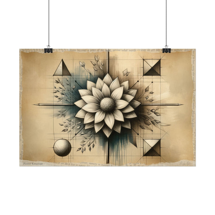 "Ascendancy of Radiant Bloom" - Art Print by Teo Teglia Art