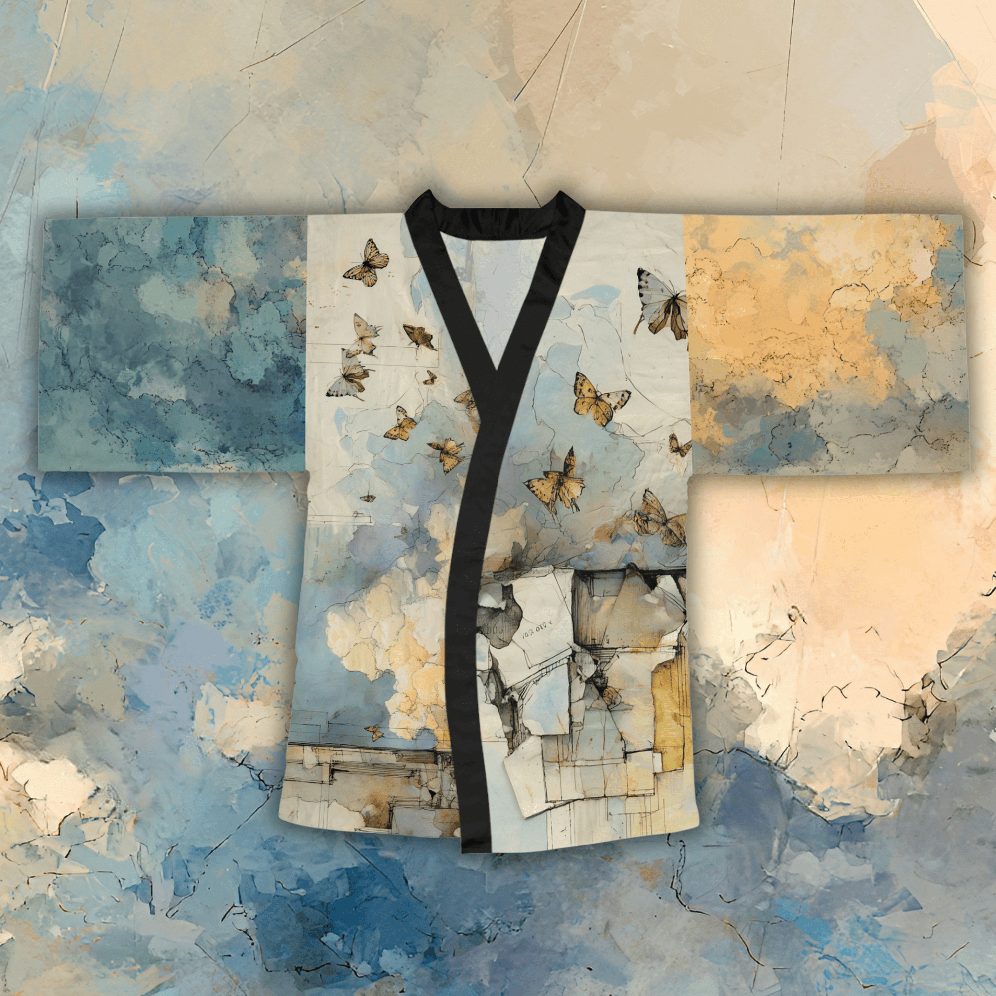 Begin Again, Gently — Soft Mending Light Kimono by Teo Teglia