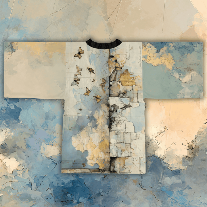 Begin Again, Gently — Soft Mending Light Kimono by Teo Teglia
