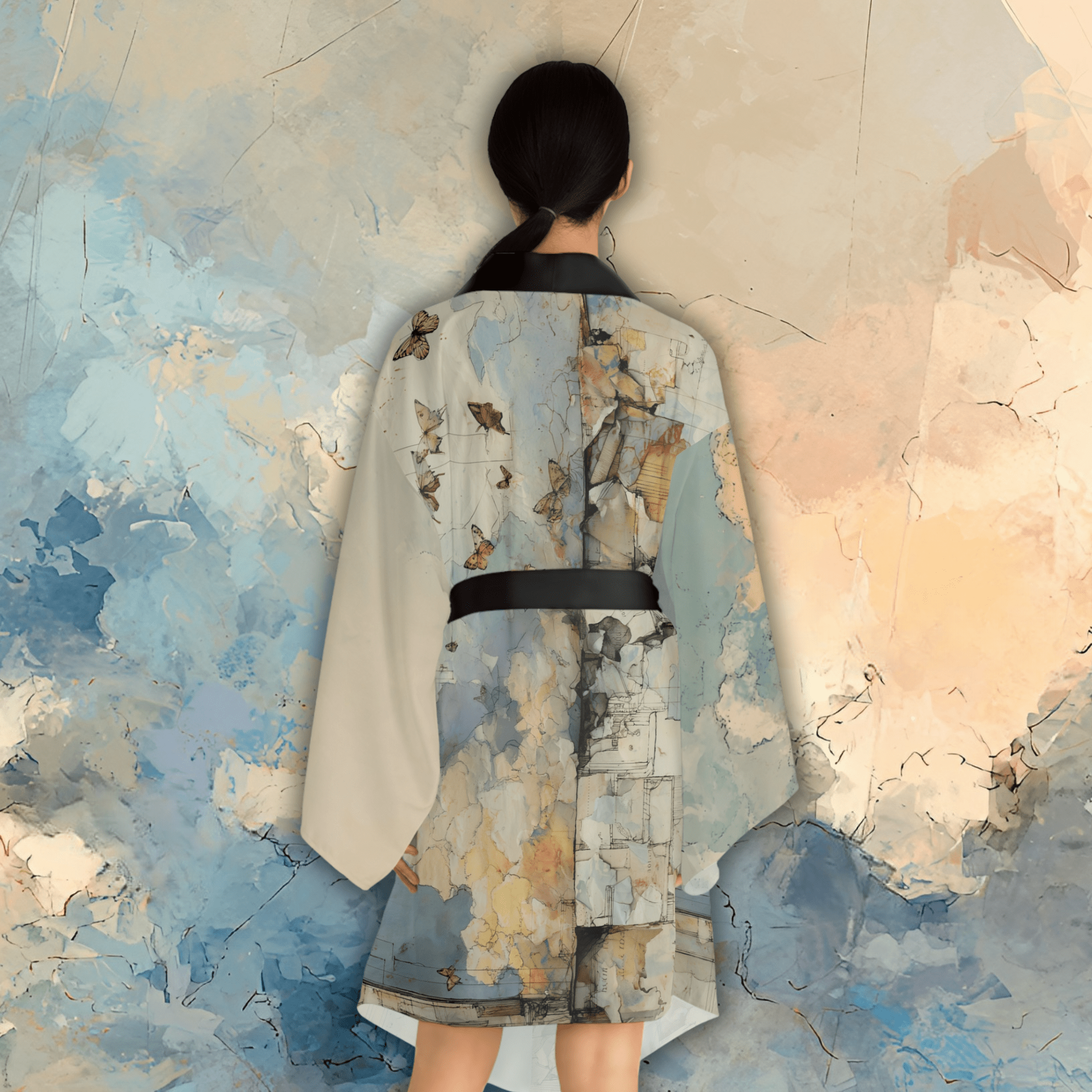Begin Again, Gently — Soft Mending Light Kimono by Teo Teglia