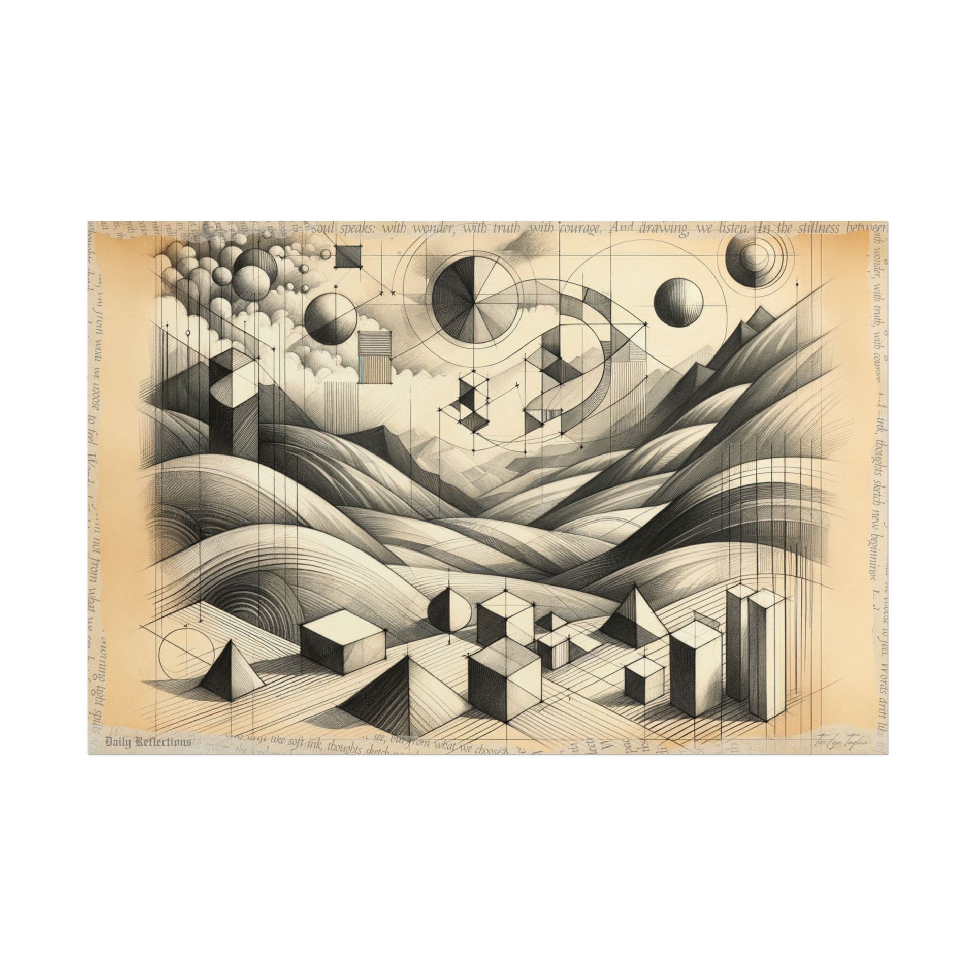 "Birth of Hope From Chaos" - Art Print by Teo Teglia Art