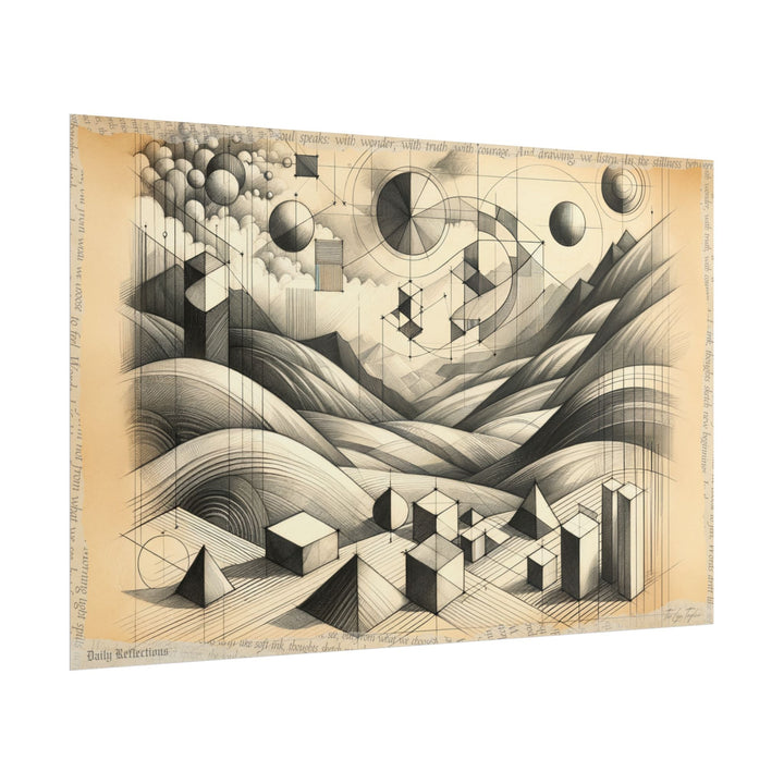 "Birth of Hope From Chaos" - Art Print by Teo Teglia Art