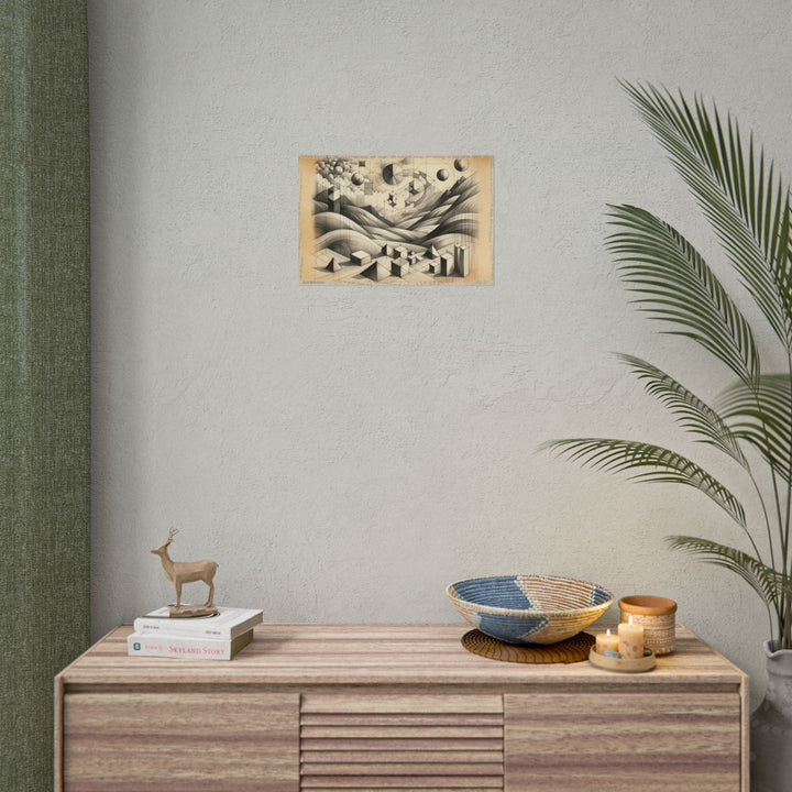 "Birth of Hope From Chaos" - Art Print by Teo Teglia Art