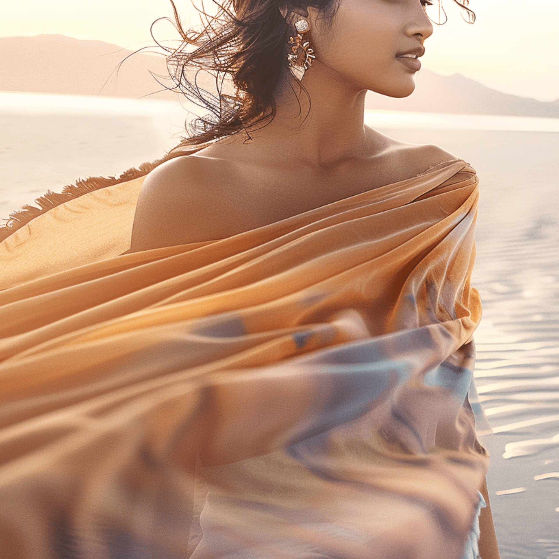 Carry Less, Feel More Scarf — Lightweight Flow Scarf by Teo Teglia Art