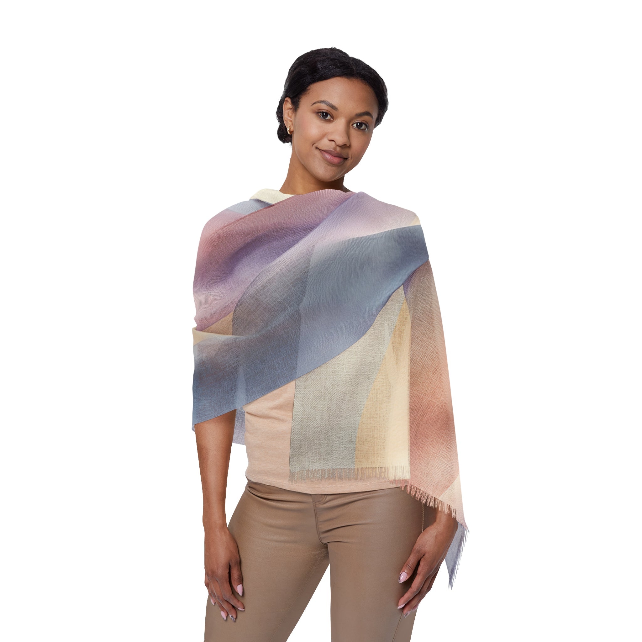 Carry Less, Feel More Scarf — Lightweight Flow Scarf by Teo Teglia Art