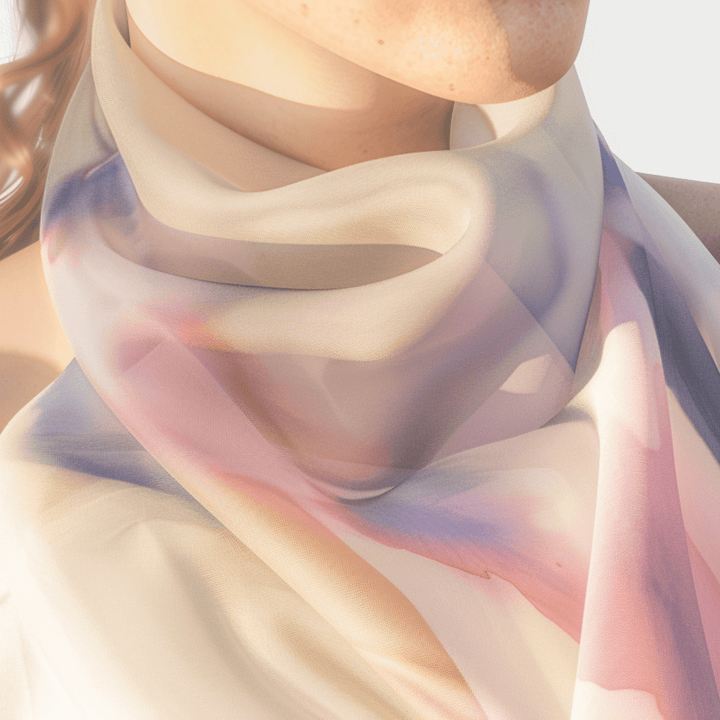 Carry Less, Feel More Scarf — Lightweight Flow Scarf by Teo Teglia Art