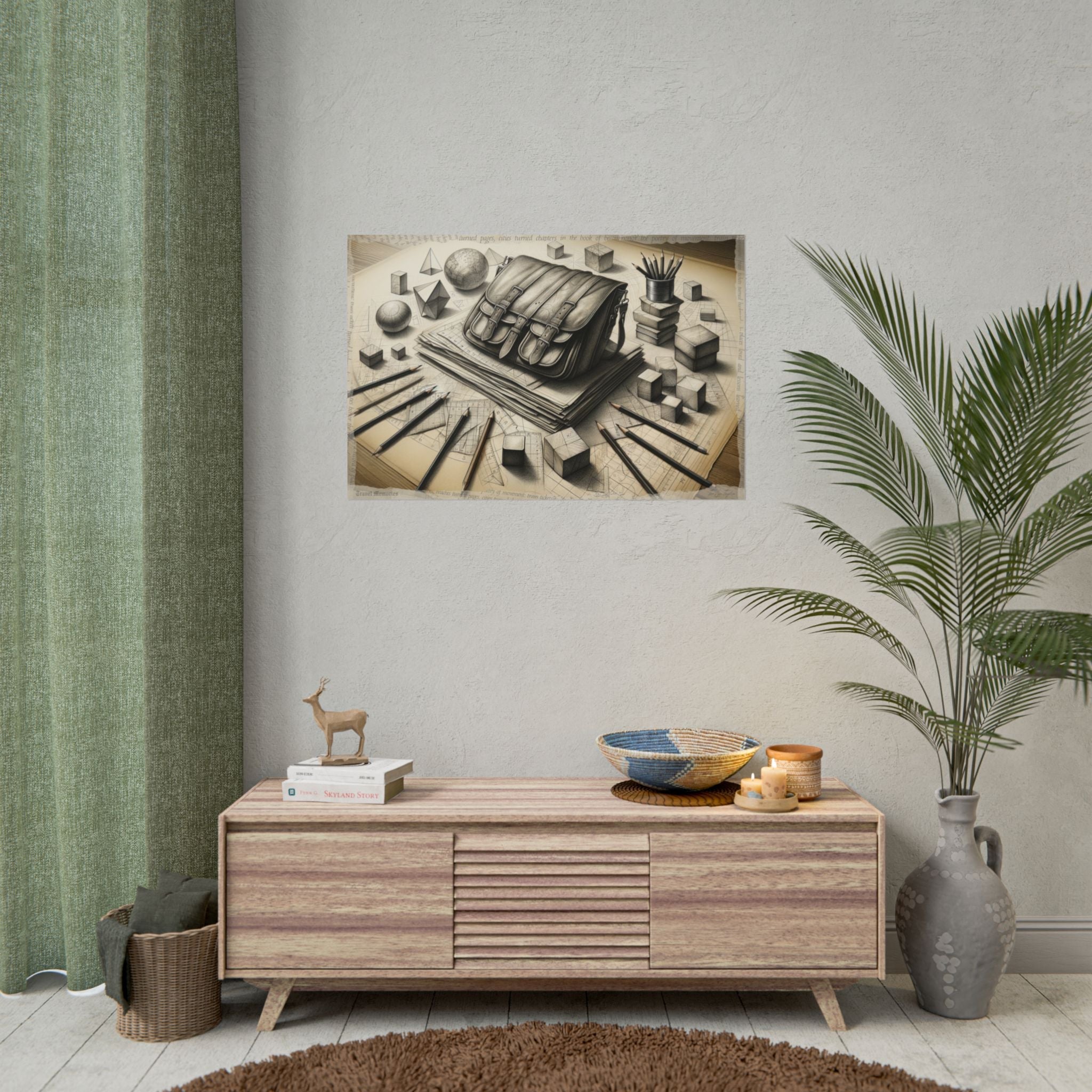 "Chronicles of Traceable Journeys" - Art Print by Teo Teglia Art