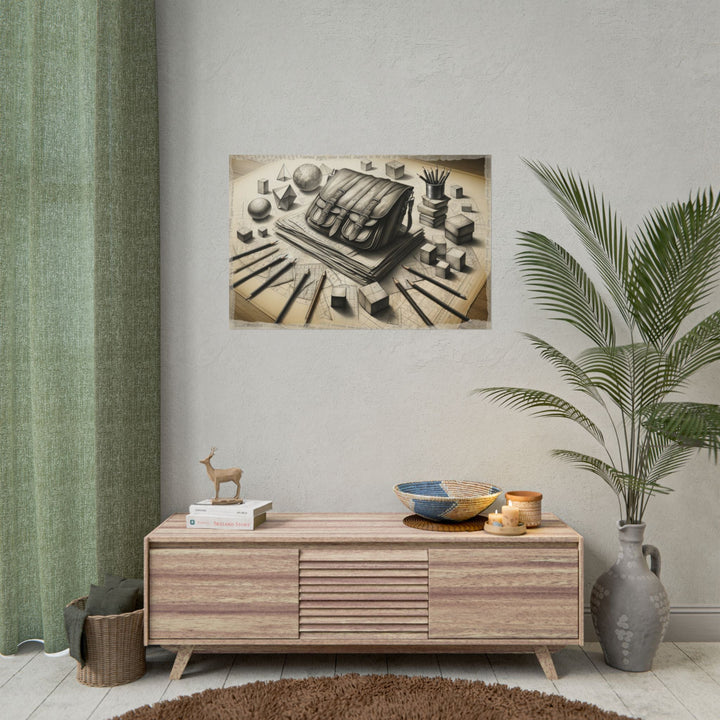 "Chronicles of Traceable Journeys" - Art Print by Teo Teglia Art