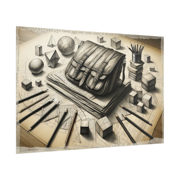 "Chronicles of Traceable Journeys" - Art Print by Teo Teglia Art