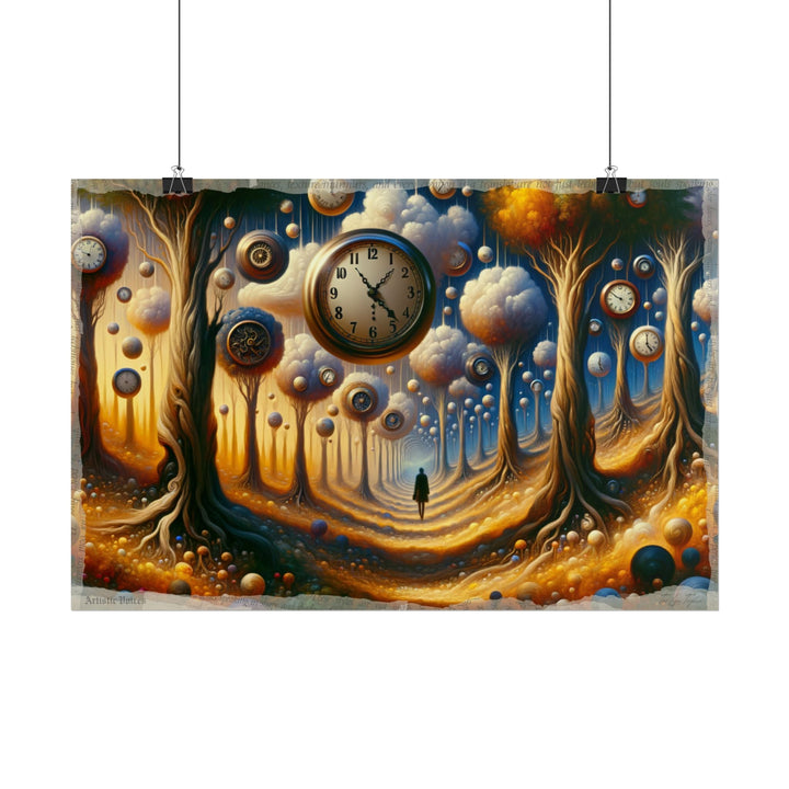 🖌️ Chronos Forest Mirage - Art Print by Teo Teglia Art